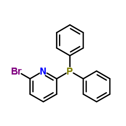 2-Bromo-6-(diphenylphosphino)pyridine结构式