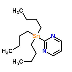 2-(三丁基锡)嘧啶结构式