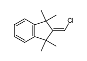 2-(chloromethylidene)-1,1,3,3-tetramethylindan结构式