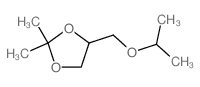 2,2-dimethyl-4-(propan-2-yloxymethyl)-1,3-dioxolane Structure