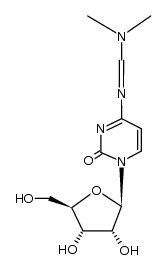 N4-dimethylamino-methylenecytidine结构式