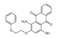 1-amino-4-hydroxy-2-(2-phenoxyethoxy)anthracene-9,10-dione Structure