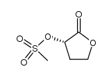 methanesulfonic acid (3S)-2-oxotetrahydrofuran-3-yl ester Structure