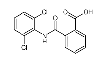 2-(2,6-dichlorophenylcarbamoyl)benzoic acid Structure