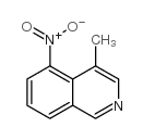 4-甲基-5-硝基异喹啉结构式