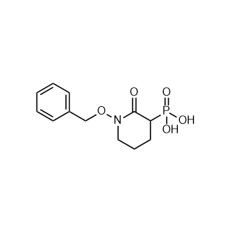 (1-(苄氧基)-2-氧哌啶-3-基)膦酸结构式