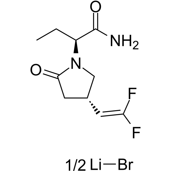 Seletracetam lithium bromide structure