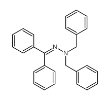 N-(benzhydrylideneamino)-N-benzyl-1-phenyl-methanamine Structure