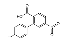 2-(4-fluorophenyl)-4-nitrobenzoic acid Structure