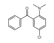 (5-chloro-2-(dimethylamino)phenyl)(phenyl)methanone Structure