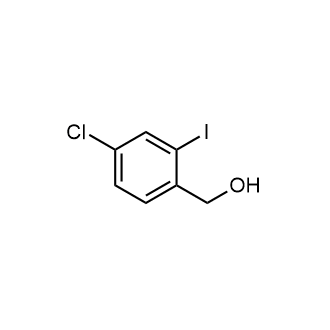 (4-氯-2-碘苯基)甲醇结构式