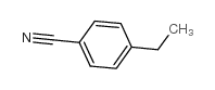 4-乙基苯甲腈结构式