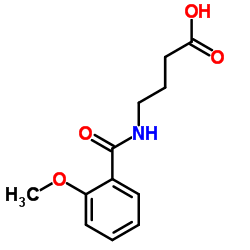 4-[(2-Methoxybenzoyl)amino]butanoic acid Structure