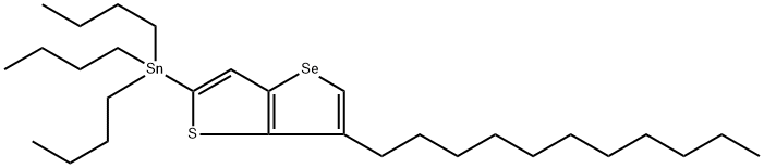 tributyl(6-undecylselenopheno[3,2-b]thiophen-2-yl)stannane Structure