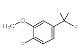 4-氟-3-甲氧基三氟甲苯结构式