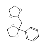 1,3-Dioxolane,2-(1,3-dioxolan-2-ylmethyl)-2-phenyl- Structure