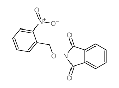 1H-Isoindole-1,3(2H)-dione,2-[(2-nitrophenyl)methoxy]- Structure