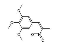 1,2,3-trimethoxy-5-(2-nitro-propenyl)benzene Structure