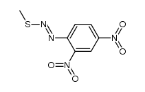 Methylthio-(2,4-dinitrophenyl)-diimid Structure
