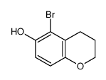 5-Bromo-6-chromanol Structure