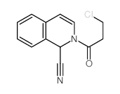 2-(3-氯丙酰基)-1,2-二氢异喹啉-1-甲腈结构式