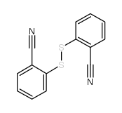 2-[(2-cyanophenyl)disulfanyl]benzonitrile Structure