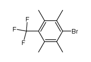 4-Brom-2,3,5,6-tetramethyl-benzotrifluorid结构式