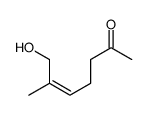7-hydroxy-6-methylhept-5-en-2-one Structure