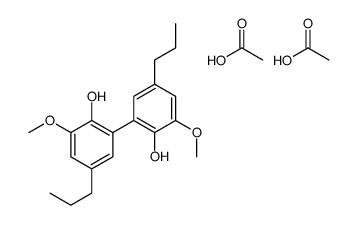 acetic acid,2-(2-hydroxy-3-methoxy-5-propylphenyl)-6-methoxy-4-propylphenol Structure