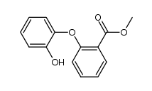 2-(2-Hydroxyphenoxy)benzoic acid methyl ester Structure