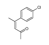 4-(4-chlorophenyl)pent-3-en-2-one Structure