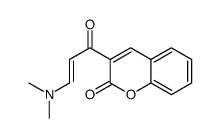 3-[3-(dimethylamino)prop-2-enoyl]chromen-2-one结构式