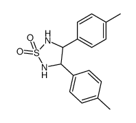 3,4-di-p-tolyl-[1,2,5]thiadiazolidine 1,1-dioxide结构式