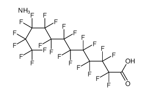 ammonium tricosafluorododecanoate Structure