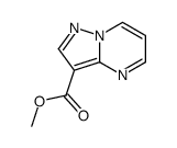 methyl pyrazolo[1,5-a]pyrimidine-3-carboxylate结构式