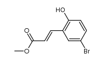 (E)-methyl 5'-bromo-2'-hydroxycinnamate Structure