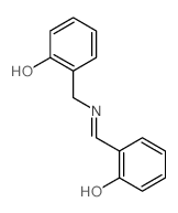 Phenol,2-[[[(2-hydroxyphenyl)methylene]amino]methyl]-结构式