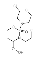 4-Hydroperoxytrilophosphamide Structure