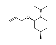 (1S,2R,4R)-2-(allyloxy)-1-isopropyl-4-methylcyclohexane Structure