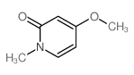 4-methoxy-1-methyl-pyridin-2-one Structure