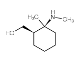 顺-(2-甲基-2-甲基氨基-环己基)-甲醇结构式
