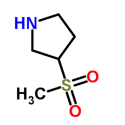 3-(Methylsulfonyl)pyrrolidine Structure