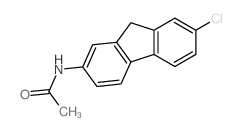 Acetamide,N-(7-chloro-9H-fluoren-2-yl)- Structure