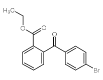 ethyl 2-(4-bromobenzoyl)benzoate Structure