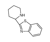 2-(哌啶-2-基)苯并[d]噻唑结构式