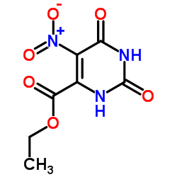 5-硝基-2,6-二氧代-3H-嘧啶-4-羧酸乙酯结构式