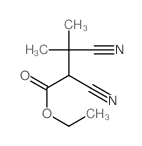 ethyl 2,3-dicyano-3-methyl-butanoate Structure