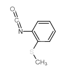 2-(甲硫基)苯基异氰酸酯结构式