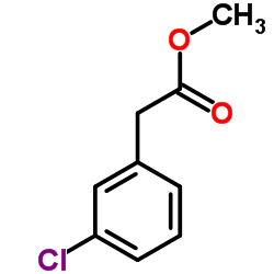 Methyl (4-chlorophenyl)acetate Structure