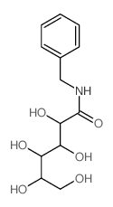 N-benzyl-2,3,4,5,6-pentahydroxy-hexanamide Structure